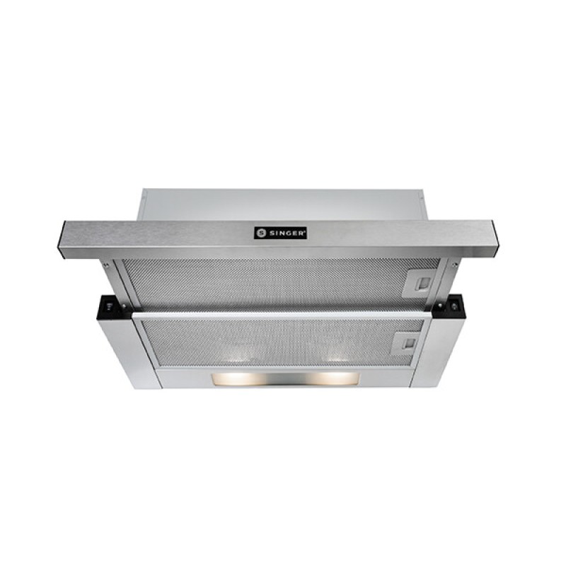 Singer Απορροφητήρας Συρόμενος Telescopic 601A 21 (23110-00019) 60cm Inox