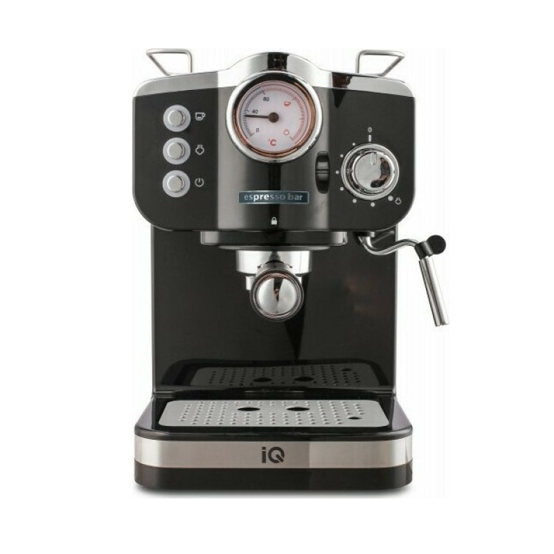 IQ Μηχανή Espresso CM-175 1100W Πίεσης 20bar Μαύρη