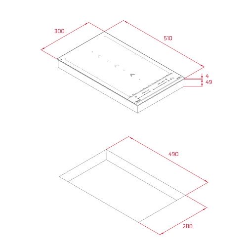 Teka Αυτόνομη Επαγωγική Εστία IZS 34700 MST (30cm)