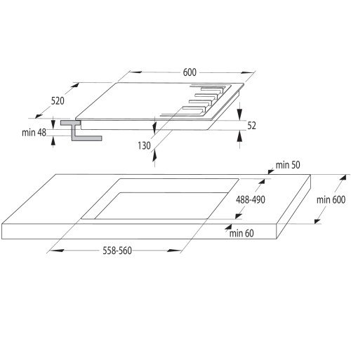 Gorenje Αυτόνομη Εστία Αερίου G642ABX (60cm)