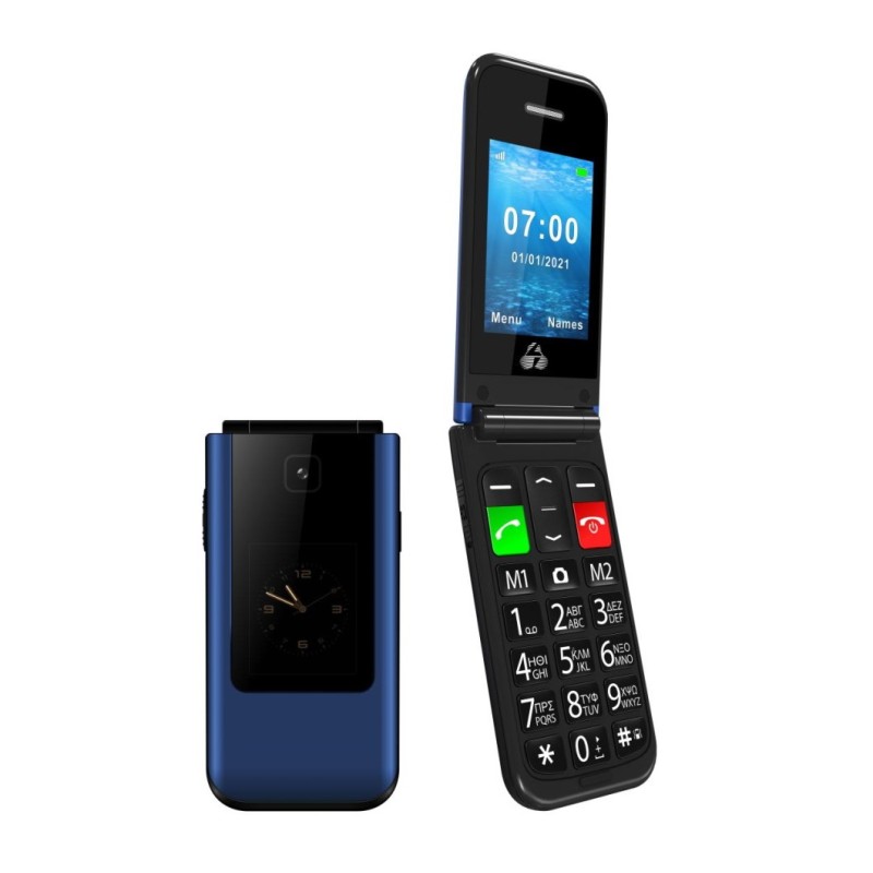 Powertech Κινητό Τηλέφωνο Sentry Dual II PTM-26 Μπλε