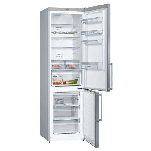 Bosch Ψυγειοκαταψύκτης KGN397LEQ NoFrost 368lt Inox