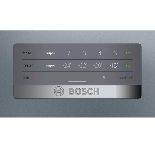 Bosch Ψυγειοκαταψύκτης KGN397LEQ NoFrost 368lt Inox