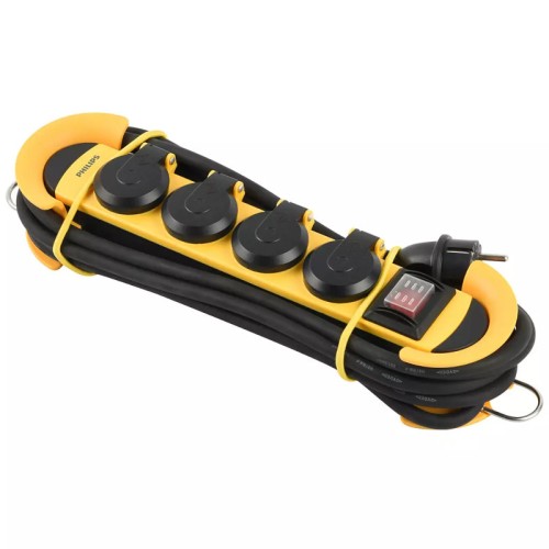 Philips Πολύπριζο 4 θέσεων SPN5140YC/GRS (1135100-0002)