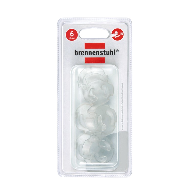 Brennenstuhl Τάπα ασφαλείας για Πρίζες BCR1130 6τμχ (590766)