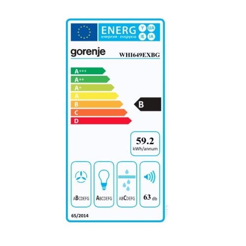 Gorenje Απορροφητήρας Τζάκι WHI649EXBG (60cm) 735476