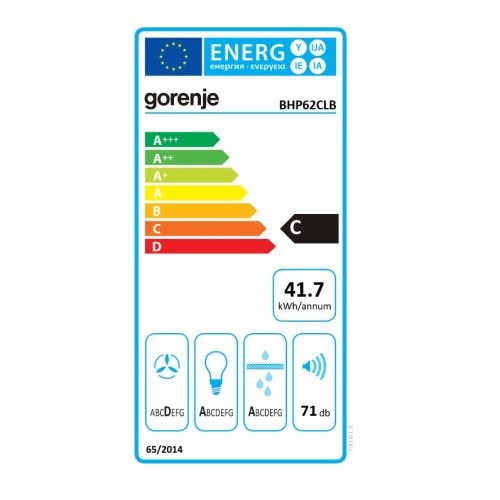 Gorenje Απορροφητήρας Συρόμενος BHP62CLB (731613) 60cm