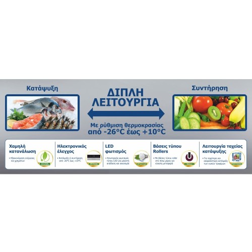 Morris Καταψύκτης Μπαούλο S77283EDF (282Lt)