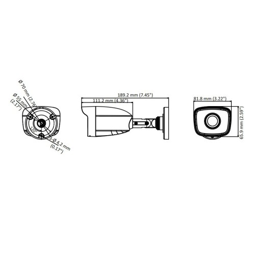 Hikvision Υβριδική Κάμερα HiWatch HWT-B120-P