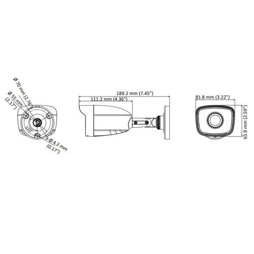 Hikvision Υβριδική Κάμερα HiWatch HWT-B140-M