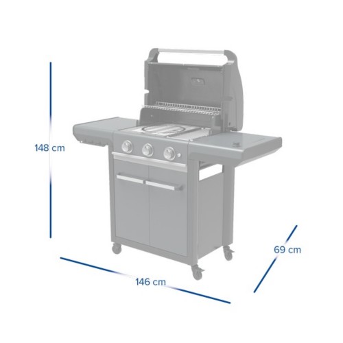 Campingaz Ψησταριά Υγραερίου 3 Series Premium S (10-01933)
