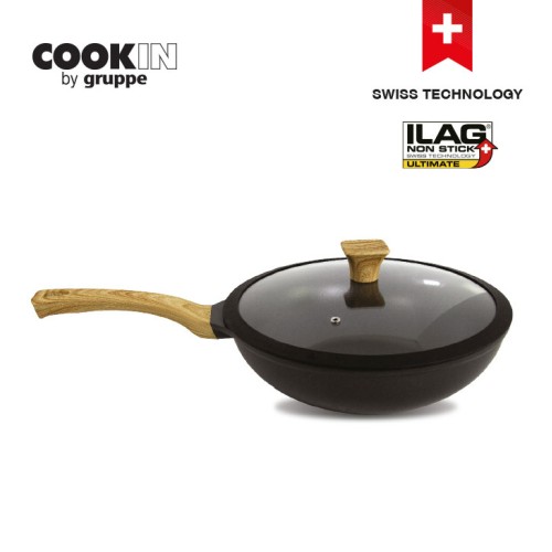 Gruppe Τηγάνι Αντικολλητικό Cookin WOK KTCG30 30cm