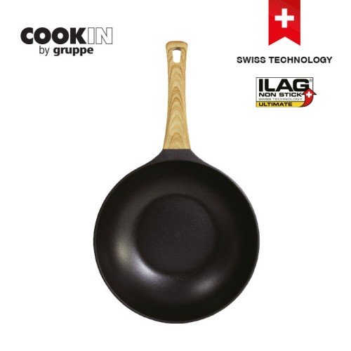 Gruppe Τηγάνι Αντικολλητικό Cookin WOK KTCG30 30cm