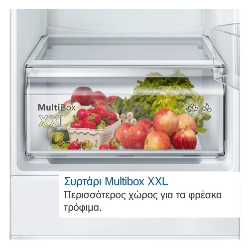 Bosch Ψυγειοκαταψύκτης KGN36NLEA Full No Frost 305lt Inox