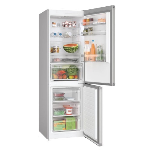 Bosch Ψυγειοκαταψύκτης KGN367LDF Full No Frost 321lt Inox