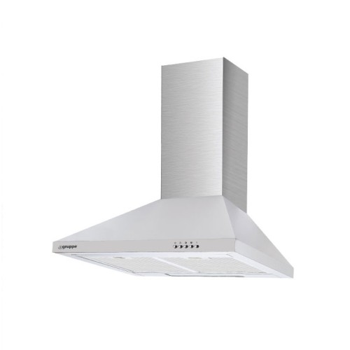 Gruppe Απορροφητήρας Τζάκι Ombrello S-1001D-Α01-M13-600 Inox 60cm