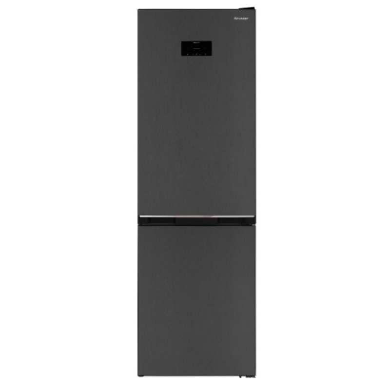 Sharp Ψυγειοκαταψύκτης SJ-BA10DHXAD NoFrost 331lt Dark Inox