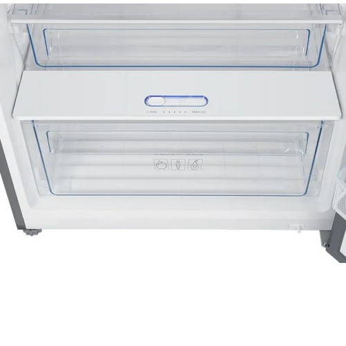 TCL Ψυγείο Δίπορτο RP465TSE0 Total No Frost 465lt Σκούρο Ασημί