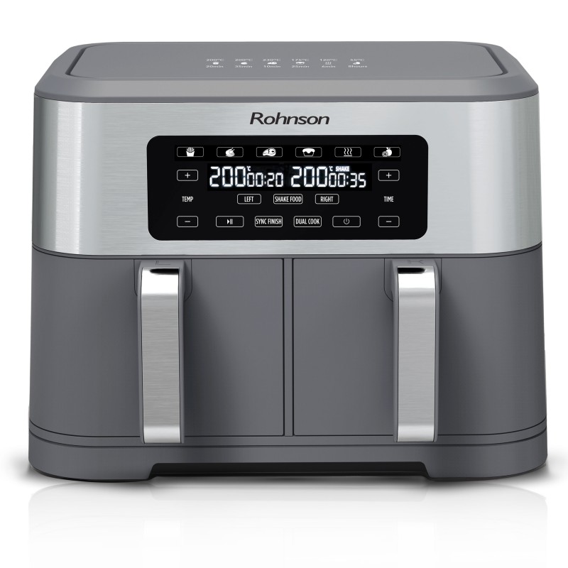 Rohnson Φριτέζα Αέρος R-2844 8.5lt (4.25L + 4.25L)