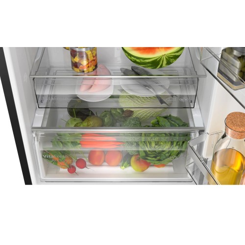 Bosch Ψυγειοκαταψύκτης KGN49VXDT Full NoFrost 440lt Black