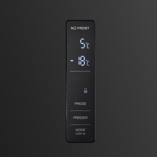 Inventor Ψυγειοκαταψύκτης PSC1950NFLB Total No Frost 347lt Μαύρος