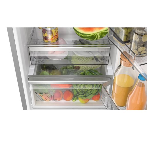 Bosch Ψυγειοκαταψύκτης KGN39LBCF Full NoFrost 363Lt Μαύρο