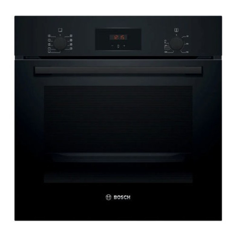 Bosch Εντοιχιζόμενος Φούρνος Ανω πάγκου HBF134EB2 66lt Π59.5εκ. Μαύρος