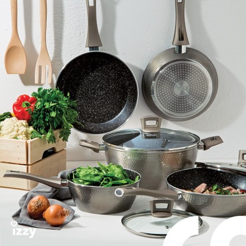 Izzy Φριτούρα από Χυτό Αλουμίνιο Onyx (223841) 24cm