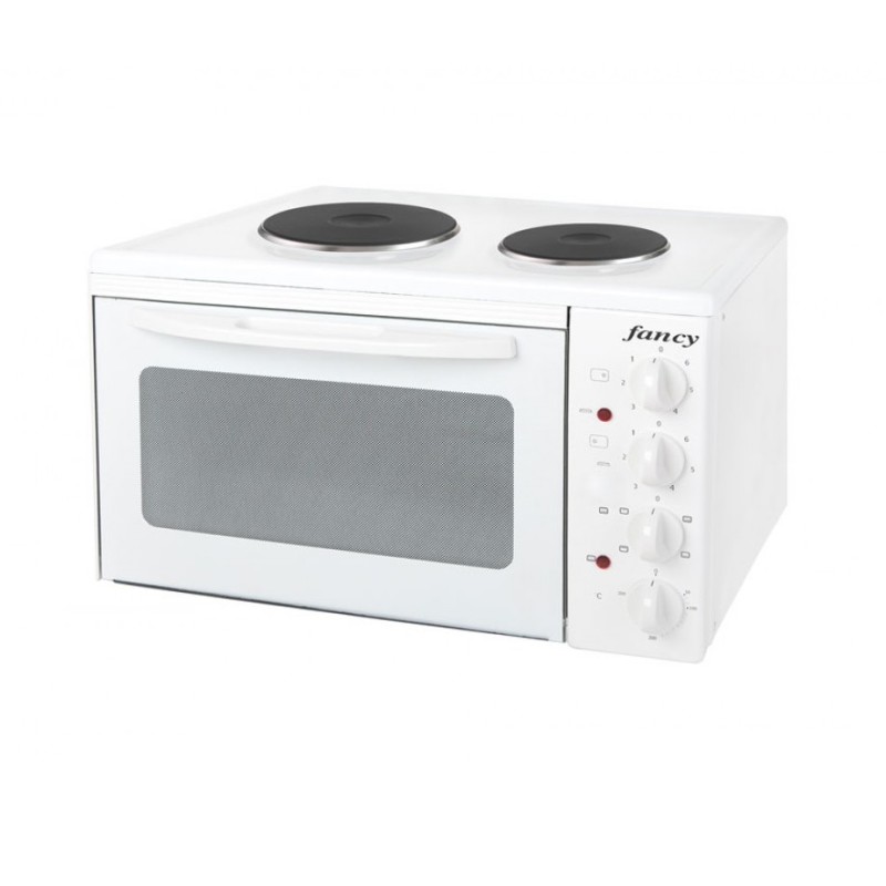 Fancy  Ηλεκτρικό Φουρνάκι 2 εστιών (0003) Λευκό