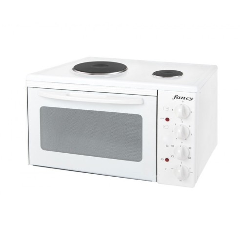 Fancy  Ηλεκτρικό Φουρνάκι 2 εστιών (0005) Λευκό