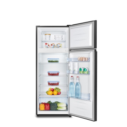 Inventor Ψυγείο Δίπορτο DPB144B 206lt Μαύρο