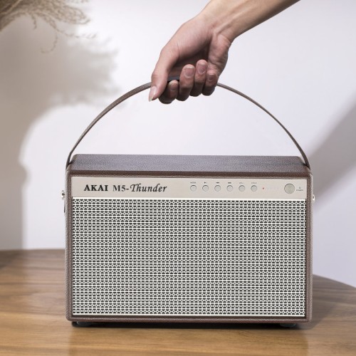  Akai M5-Thunder Φορητό ηχείο Bluetooth με USB, Aux-In και USB για φόρτιση - 28W - 110582-0093