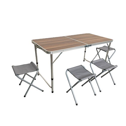 Bormann Σετ Πτυσσόμενο Τραπέζι Με 4 Σκαμπό BSP1150 (052982)