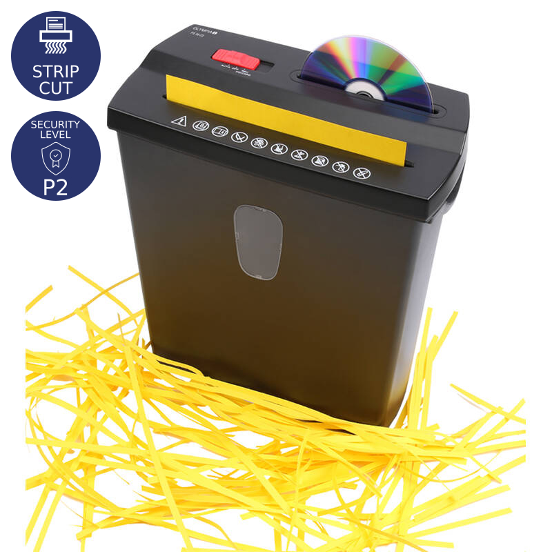  Olympia PS 38 CD Καταστροφέας εγγράφων και CD / DVD / πιστωτικών καρτών Strip Cut P2 - 8 x A4 - 9L - 110649-0031