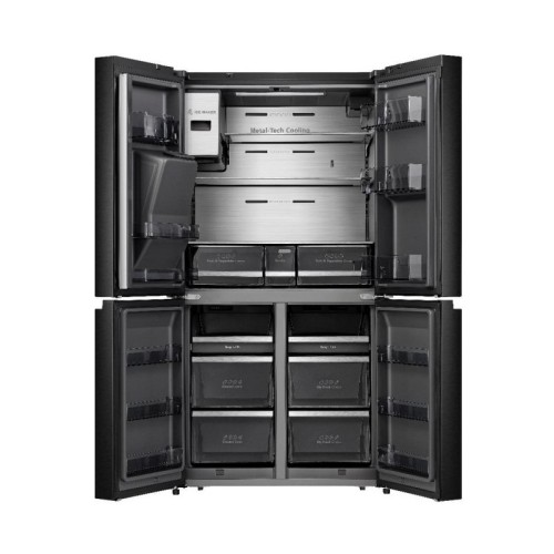 Hisense Ψυγείο Ντουλάπα RQ760N4IFE Total Νo Frost 585Lt Black