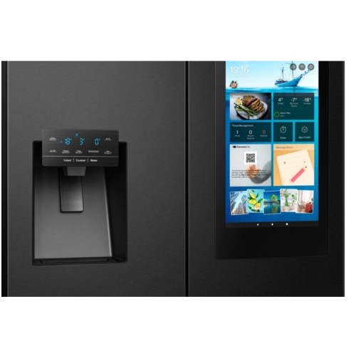 Hisense Ψυγείο Ντουλάπα RQ760N4IFE Total Νo Frost 585Lt Black