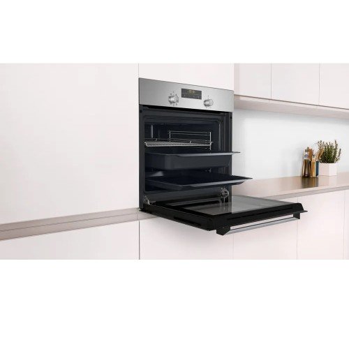 Pitsos Εντοιχιζόμενος Φούρνος Ανω πάγκου PH10M40X2 66lt Π59.4εκ. Inox