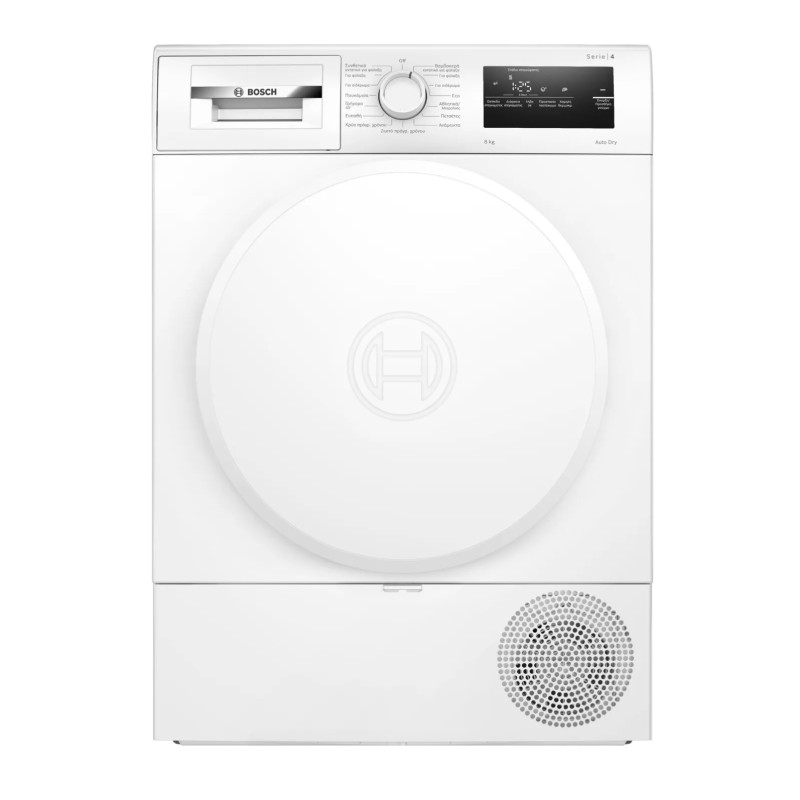 Bosch Στεγνωτήριο Ρούχων WTH83208GR 8Kg με Αντλία θερμότητας