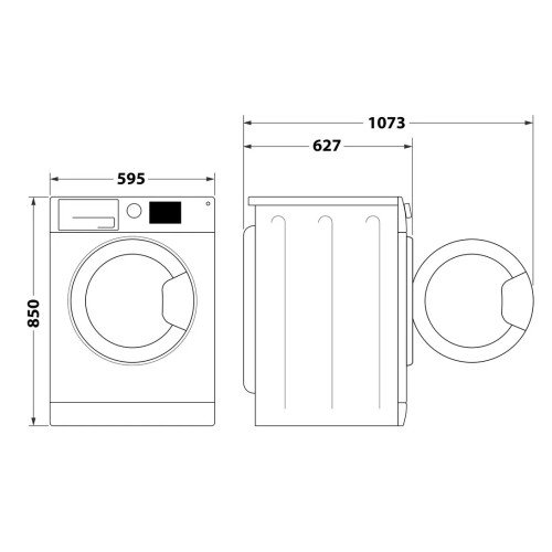 Whirlpool Πλυντήριο Ρούχων FFB9479BVEE 9kg 1400 Στροφών