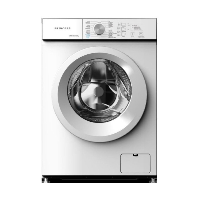 Princess Πλυντήριο Ρούχων WMBA6ND 6kg 1000 Στροφών