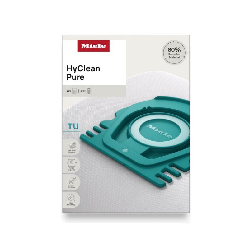 Miele Σακούλες Σκούπας TU HyClean Pure 4τμχ