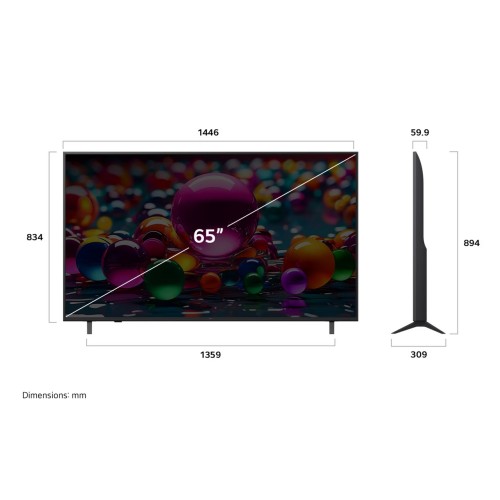 LG Τηλεόραση Smart 65UA75006LA AI 4K 65''
