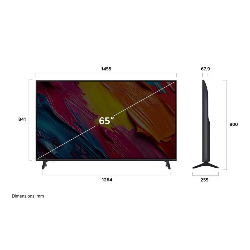 LG Τηλεόραση Smart 65QNED70A6A QNED AI 4K 65''