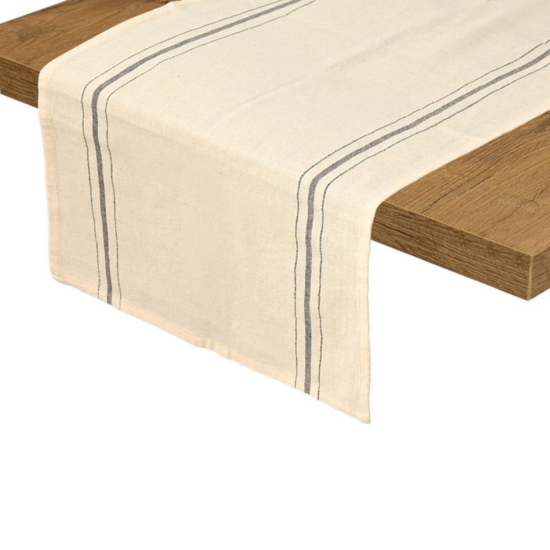 Estia Ράνερ τραπεζιού Rustic 40x150cm Γκρί