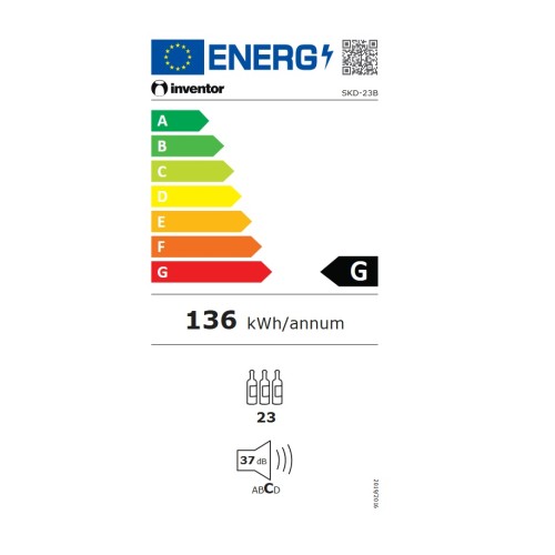 Inventor Συντηρητής Κρασιών SKD-23B 23 Φιαλών