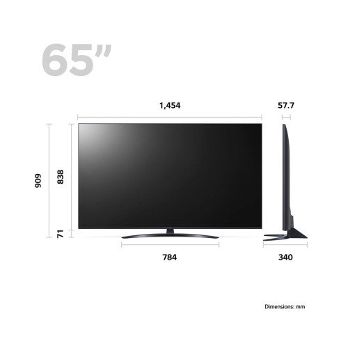 LG Τηλεόραση 65UR81006LJ Smart 4K UHD LED 65''