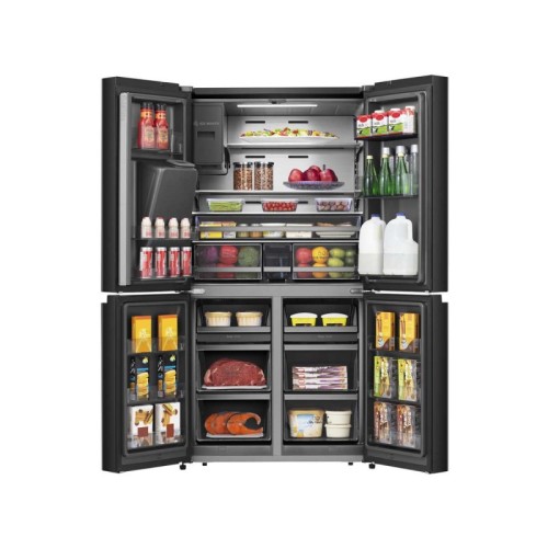 Hisense Ψυγείο Ντουλάπα RQ760N4SBFE Total NoFrost 585Lt Υ178.5xΠ91.2xΒ72.5εκ.