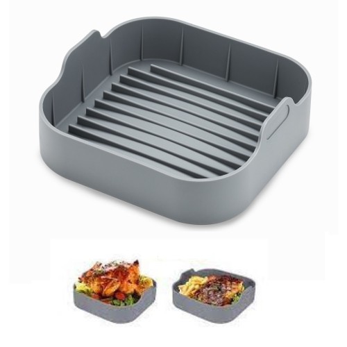 Rohnson Πιατάκι Σιλικόνης για φριτέζα αέρος AF01SI 20x20x5εκ.