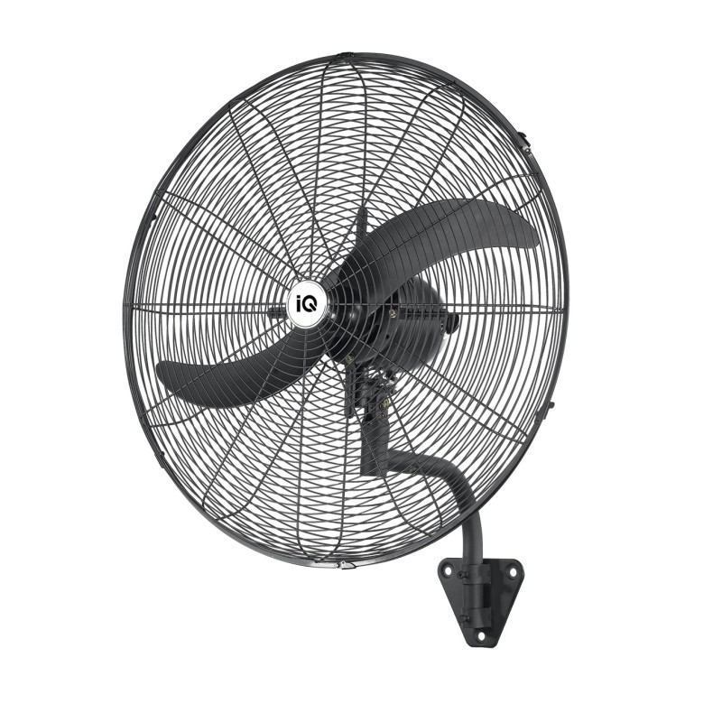IQ Ανεμιστήρας Τοίχου Επαγγελματικός WMF-75R 240W Διαμέτρου 75cm με τηλεχειριστήριο Μαύρος