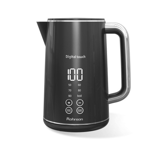 Rohnson Βραστήρας R-7600 1.7lt 2200W Μαύρος